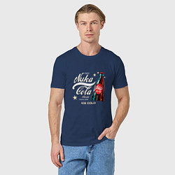Футболка хлопковая мужская Nuka-Cola Enjoy, цвет: тёмно-синий — фото 2