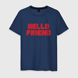 Мужская футболка Hello Friend