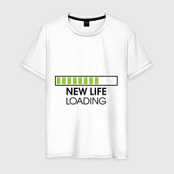 Мужская футболка New life. Loading