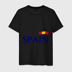 Футболка хлопковая мужская Сборная Испании: 9 номер, цвет: черный