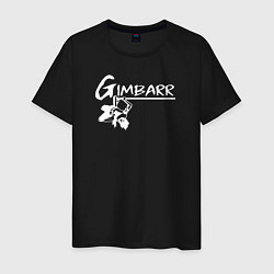 Футболка хлопковая мужская Gimbarr: колумбийский стиль, цвет: черный