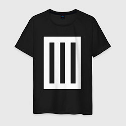 Футболка хлопковая мужская Paramore Symbol, цвет: черный