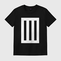 Футболка хлопковая мужская Paramore Symbol, цвет: черный