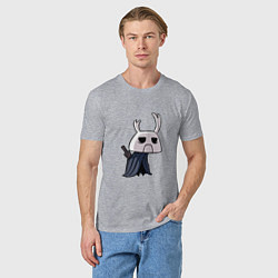 Футболка хлопковая мужская Hollow Knight, цвет: меланж — фото 2