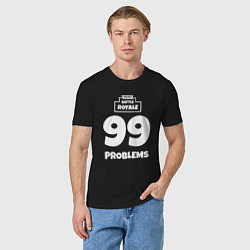 Футболка хлопковая мужская 99 Problems, цвет: черный — фото 2