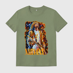 Мужская футболка Cobain Art