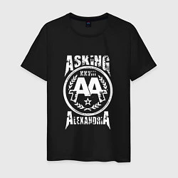 Футболка хлопковая мужская Asking Alexandria XXVIII, цвет: черный