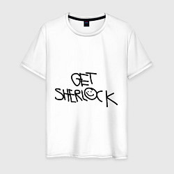 Мужская футболка Get sherlock