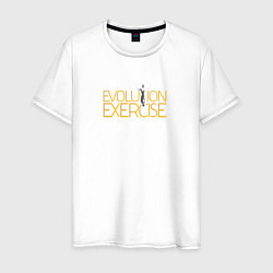 Мужская футболка Evolution of Exercise NEW
