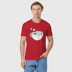 Футболка хлопковая мужская Red Cuphead, цвет: красный — фото 2