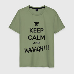 Мужская футболка Keep Calm & WAAAGH