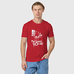 Футболка хлопковая мужская My Chemical Romance, цвет: красный — фото 2