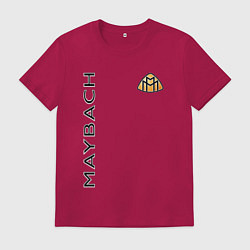 Футболка хлопковая мужская Maybach Style, цвет: маджента