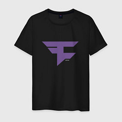 Футболка хлопковая мужская Faze Clan Ultraviolet, цвет: черный