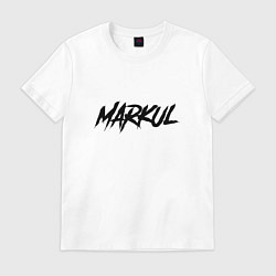 Футболка хлопковая мужская Markul, цвет: белый