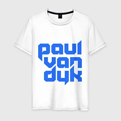 Футболка хлопковая мужская Paul van Dyk: Filled, цвет: белый