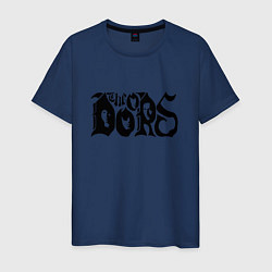 Футболка хлопковая мужская The Doors, цвет: тёмно-синий