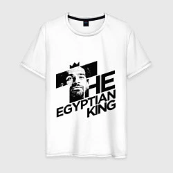 Футболка хлопковая мужская Salah: The Egyptian King, цвет: белый