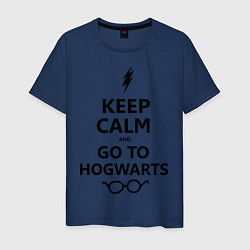 Мужская футболка Keep Calm & Go To Hogwarts