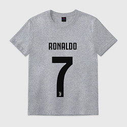 Футболка хлопковая мужская RONALDO 7, цвет: меланж