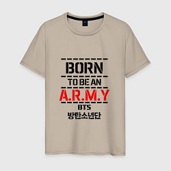 Мужская футболка Born to be an ARMY BTS