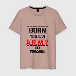 Мужская футболка Born to be an ARMY BTS