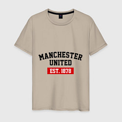 Мужская футболка FC Manchester United Est. 1878