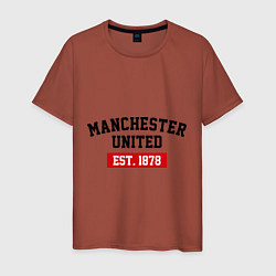 Мужская футболка FC Manchester United Est. 1878