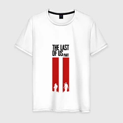 Футболка хлопковая мужская The last of us: Part II, цвет: белый
