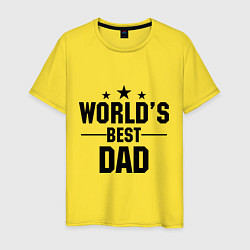 Мужская футболка Worlds best DADDY