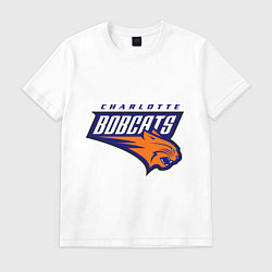 Футболка хлопковая мужская Bobcats, цвет: белый