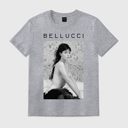 Футболка хлопковая мужская Monica Bellucci: Romantic, цвет: меланж
