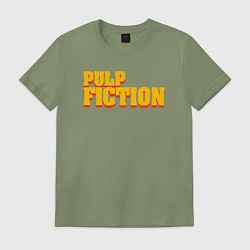 Футболка хлопковая мужская Pulp Fiction, цвет: авокадо