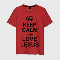 Мужская футболка Keep Calm & Love Lexus