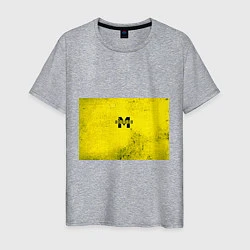 Мужская футболка Metro Exodus: Yellow Grunge