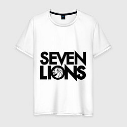 Футболка хлопковая мужская 7 Lions, цвет: белый