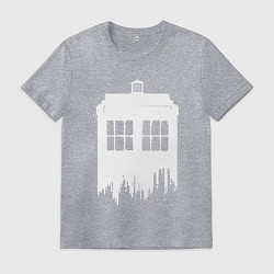 Мужская футболка Тардис white - Доктор Кто