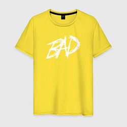 Футболка хлопковая мужская XXXTentacion: BAD, цвет: желтый