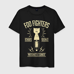 Футболка хлопковая мужская Foo Fighters: Patience & Grace, цвет: черный