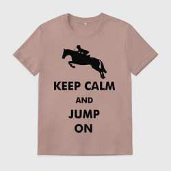 Мужская футболка Keep Calm & Jump On