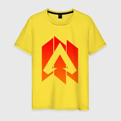 Футболка хлопковая мужская Apex Legends: Symbol, цвет: желтый
