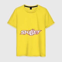 Футболка хлопковая мужская Skillet, цвет: желтый