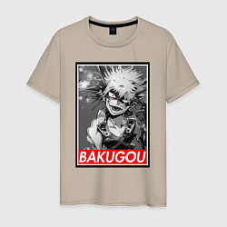 Мужская футболка BAKUGOU monochrome