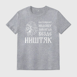 Мужская футболка Индейцу завсегда везде ништяк