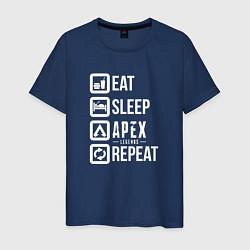 Мужская футболка Eat, Sleep, Apex, Repeat