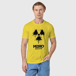Футболка хлопковая мужская METRO EXODUS, цвет: желтый — фото 2