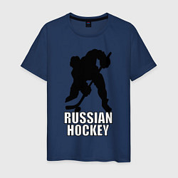 Мужская футболка Russian Black Hockey