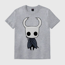 Футболка хлопковая мужская Hollow Knight, цвет: меланж