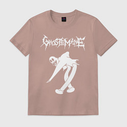 Футболка хлопковая мужская Ghostemane, цвет: пыльно-розовый
