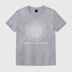 Футболка хлопковая мужская BRING ME THE HORIZON, цвет: меланж
